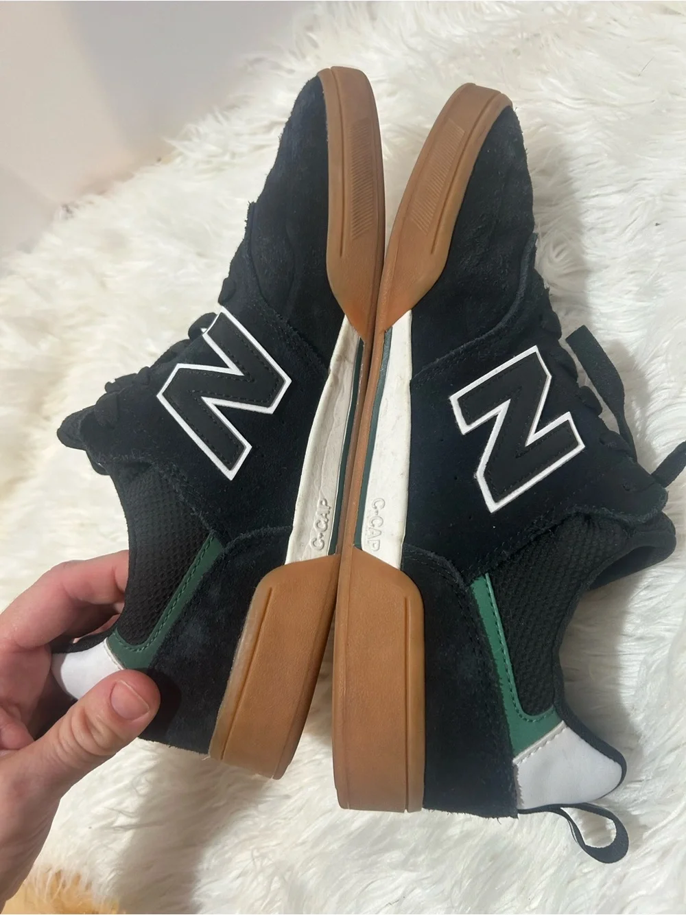New Balance Numeric 288 Sport (Black/Gum) Men's Skate Shoes-10.5